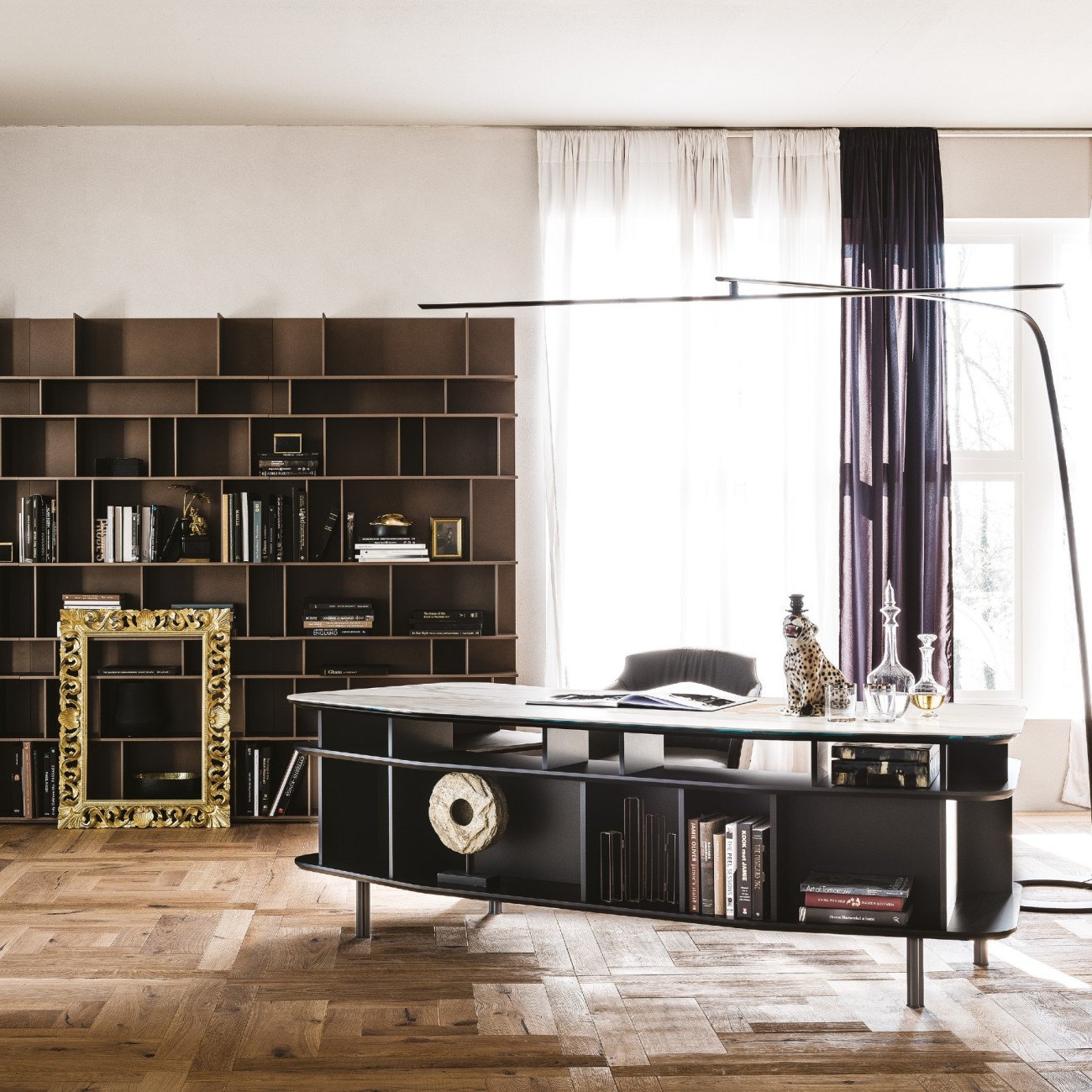 CATTELAN ITALIA SCRIVANIA WALL STREET