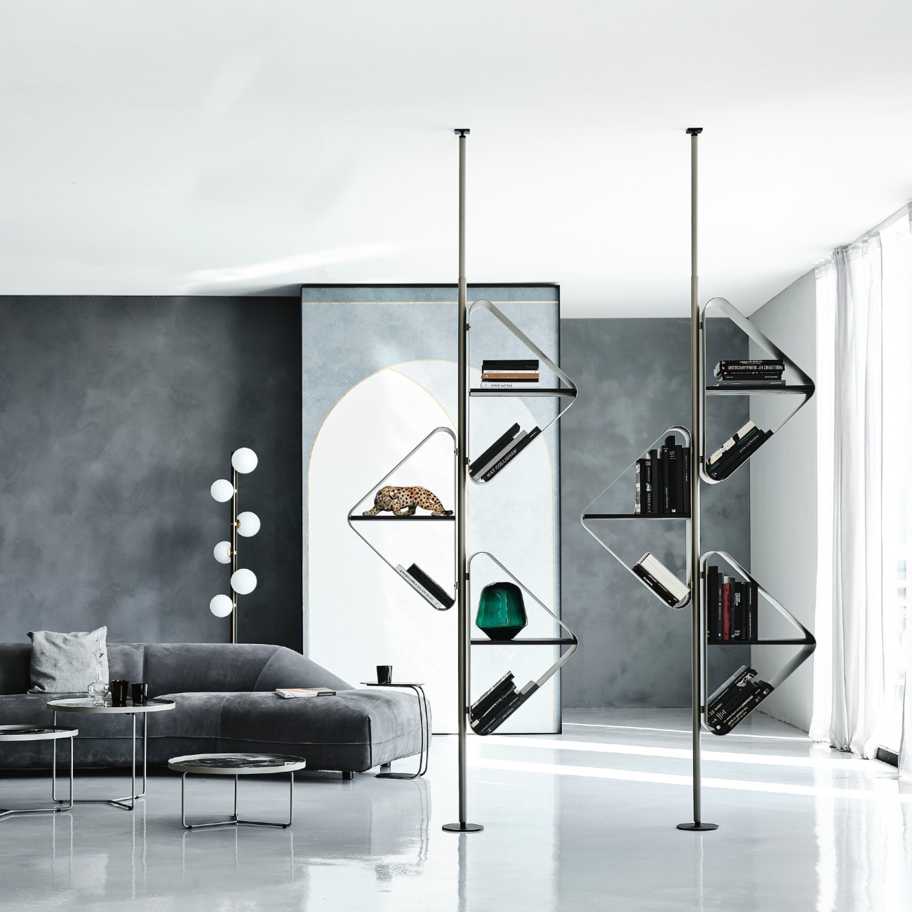 CATTELAN ITALIA SPINNAKER BIBLIOTHÈQUE