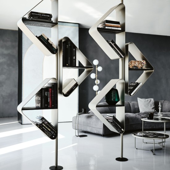 CATTELAN ITALIA SPINNAKER BIBLIOTHÈQUE