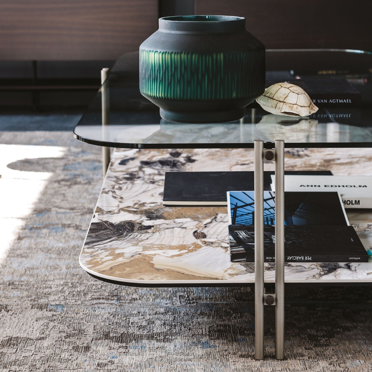 CATTELAN ITALIA TABLE BASSE BIPLANE
