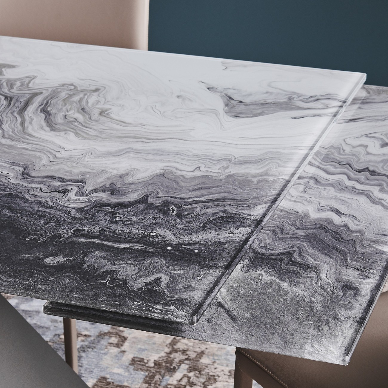 CATTELAN ITALIA TABLE ELIOT CRYSTALART DRIVE