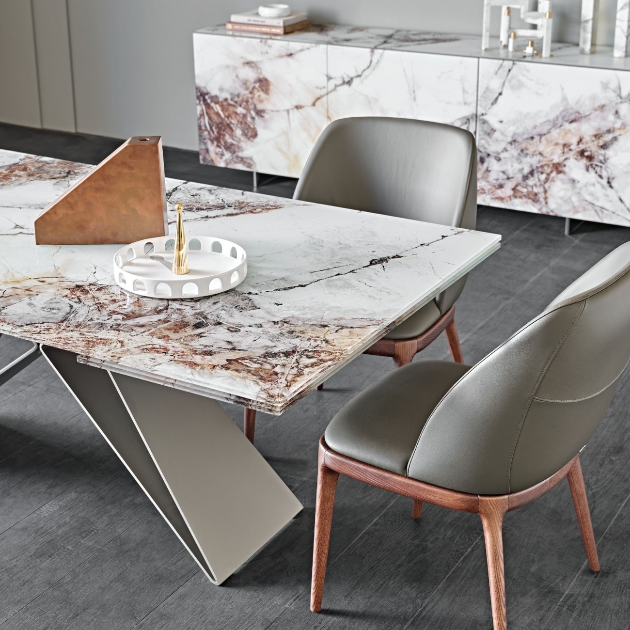 CATTELAN ITALIA TABLE PREMIER CRYSTALART DRIVE