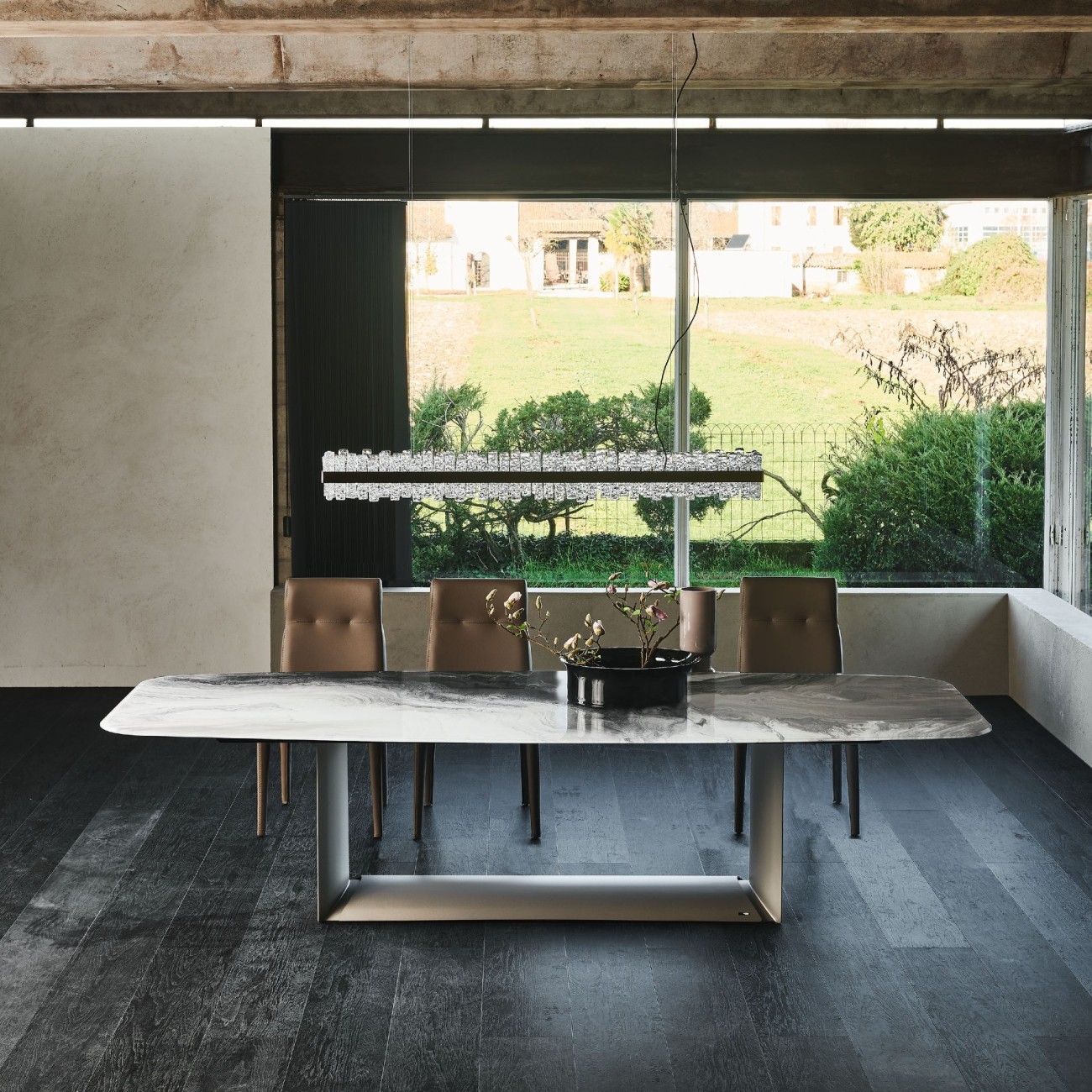 CATTELAN ITALIA TAVOLO DRAGON CRYSTALART