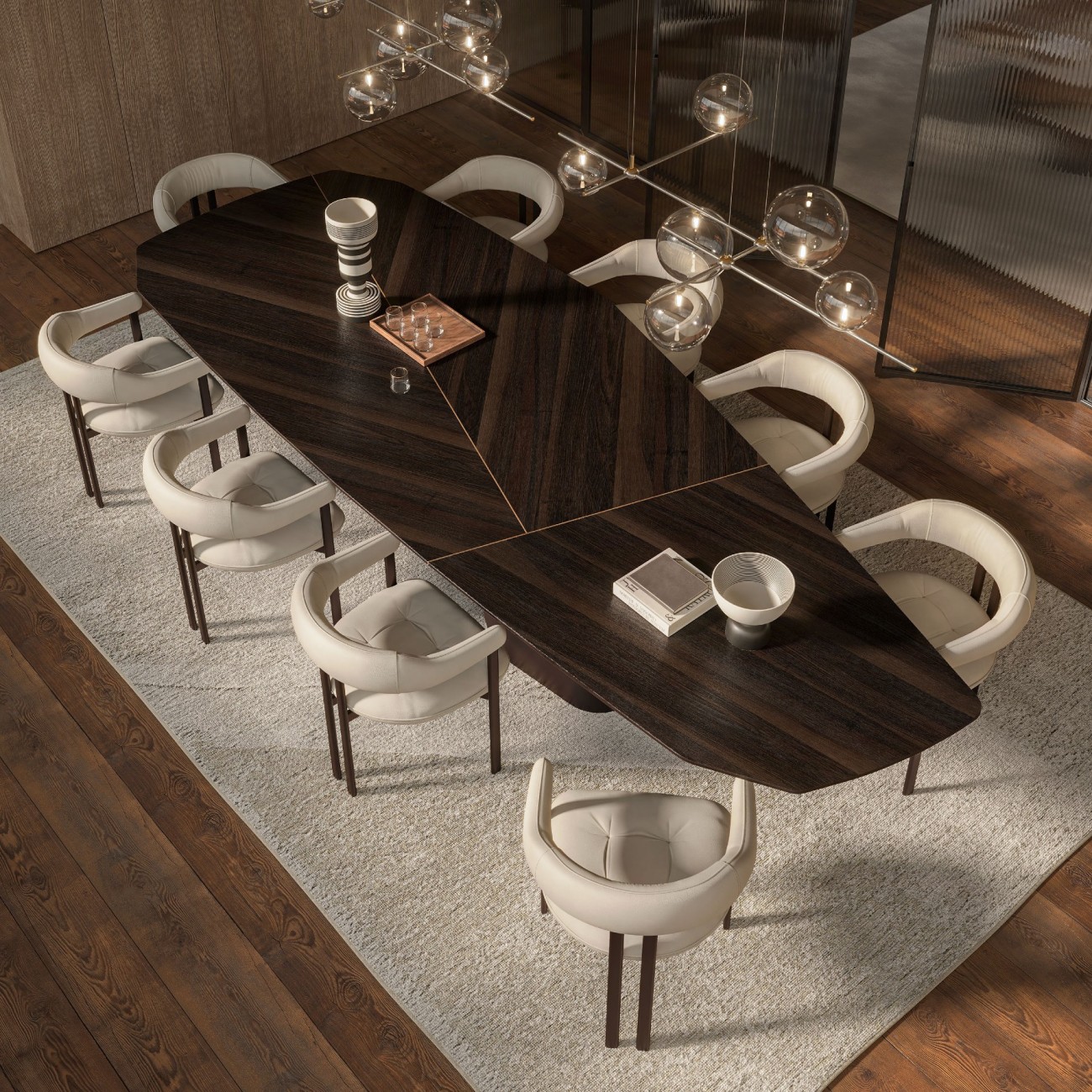 CATTELAN ITALIA TABLE SENATOR WOOD