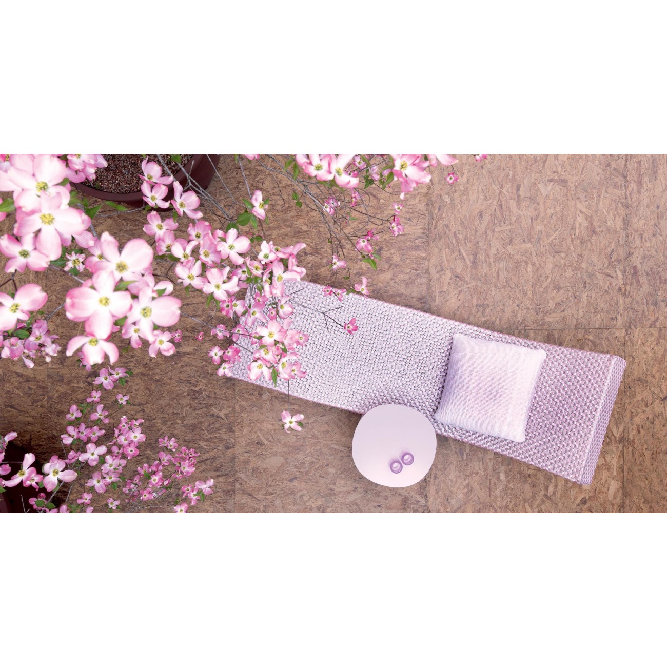 PAOLA LENTI WAVE CHAISE LONGUE OUTDOOR