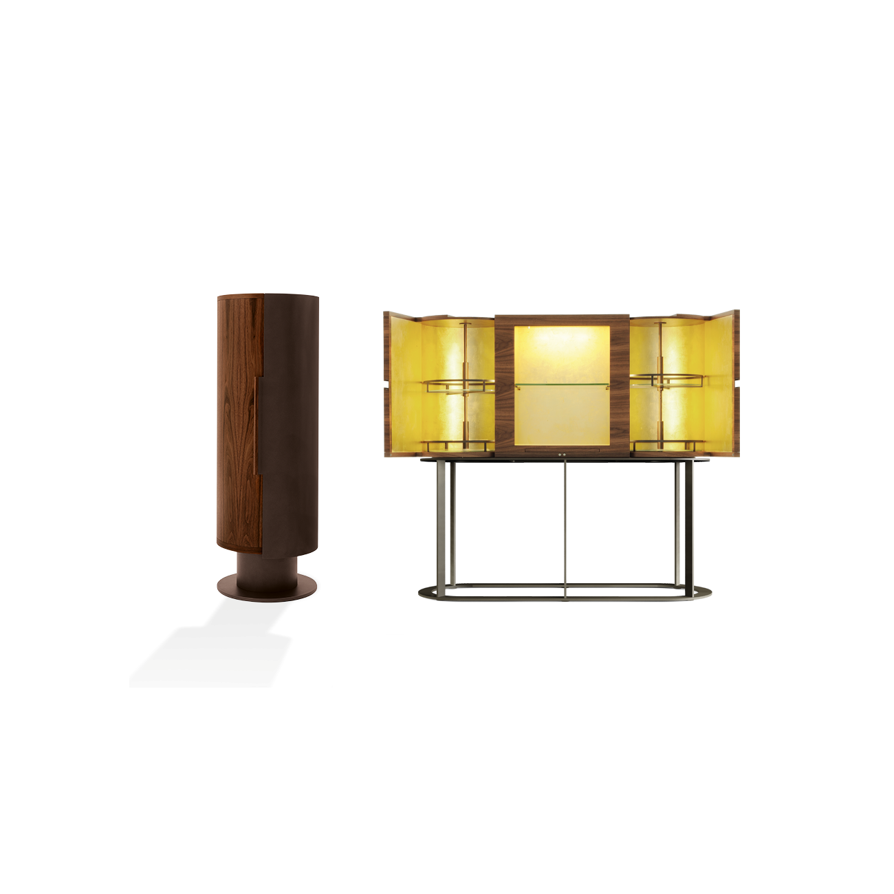 GIORGETTI INO MEUBLE BAR UNE PORTE